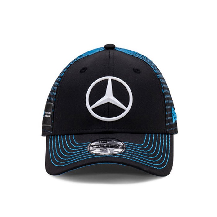 Mercedes-Benz Formula E Nyck de Vries Lapset 9FORTY Lippis Mustat - New Era Lippikset Myynti FI-517823